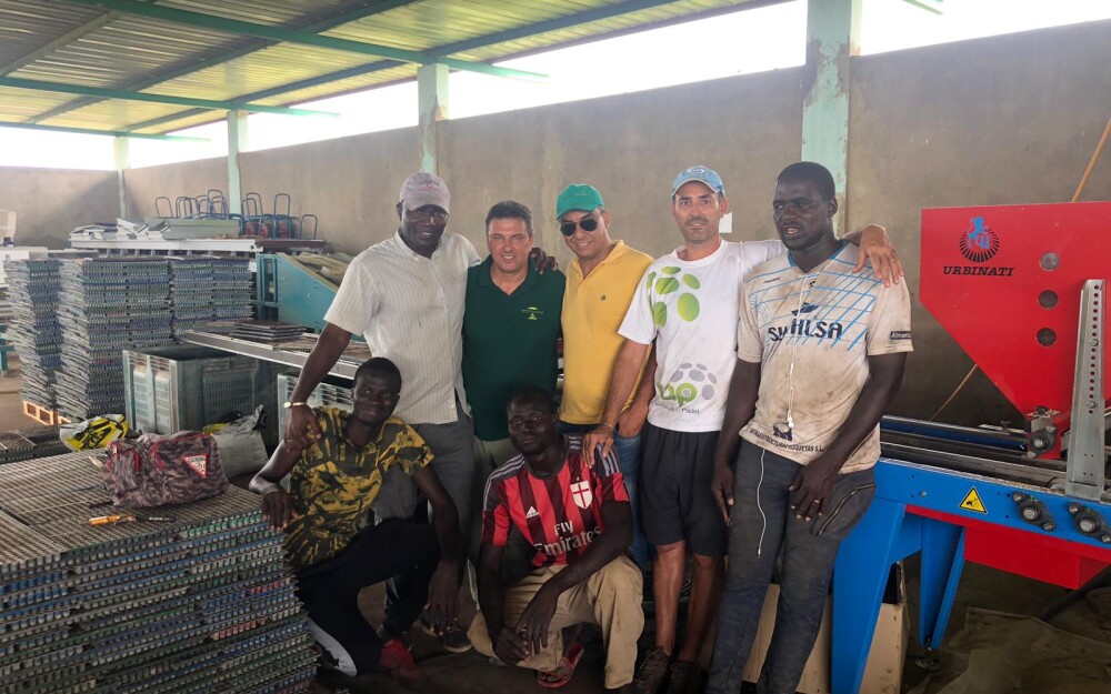 Sembradora Ypsilon de Agroservicios Rafael Martínez en Senegal